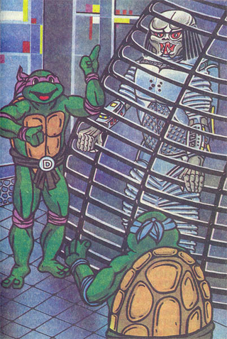 Illustration for article titled Predator teams up with the Ninja Turtles in deranged Russian children's books